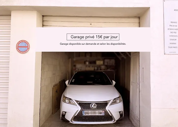 Chez Pepito & Zaza Hypercentre Rooftop Garage Lägenhet *